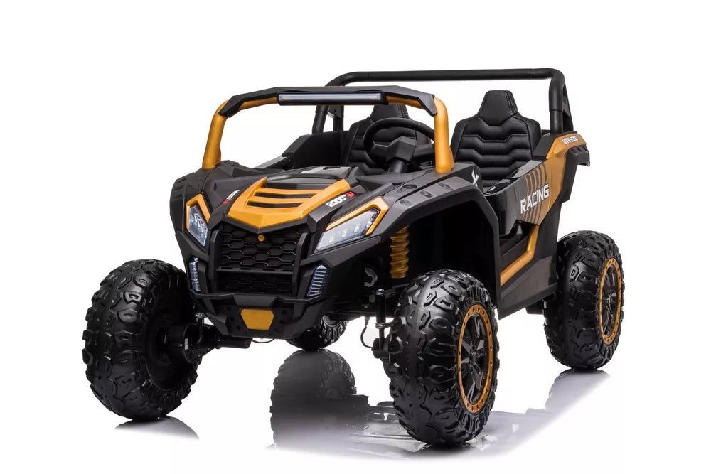 Akumuliatorinis automobilis Buggy A032 EVA auksinis