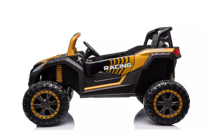 Akumuliatorinis automobilis Buggy A032 EVA auksinis