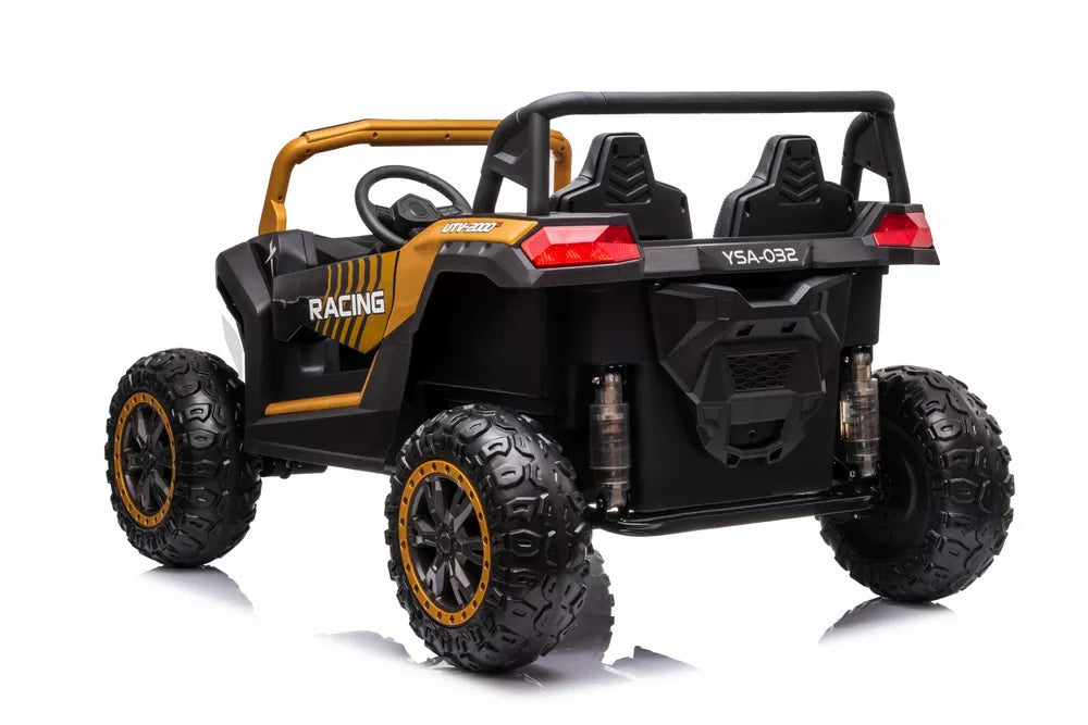 Akumuliatorinis automobilis Buggy A032 EVA auksinis