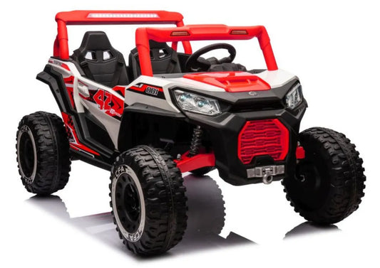 Akumuliatorinis automobilis Buggy NEL-913 raudonas 4x4 24V