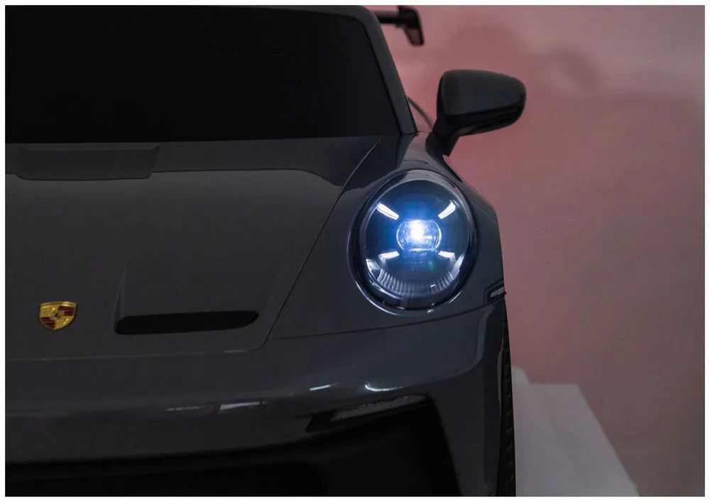 Akumuliatorinis automobilis DK-P911 Porsche GT3 24V pilkas
