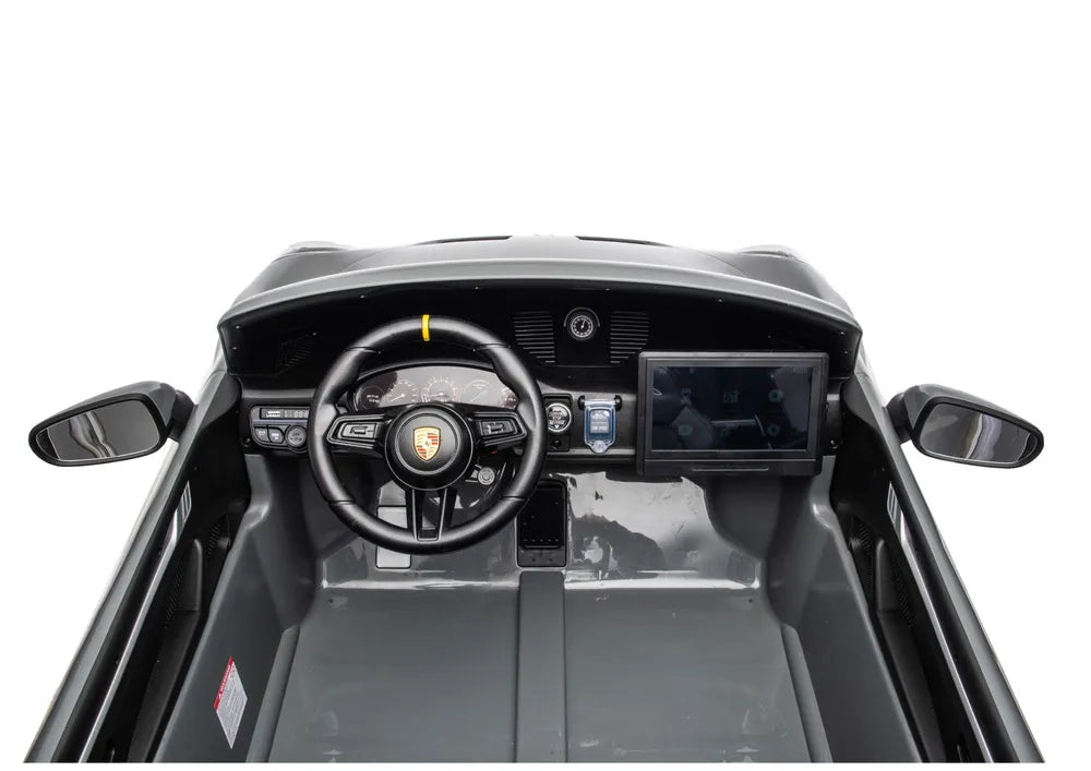 Akumuliatorinis automobilis DK-P911 Porsche GT3 24V pilkas
