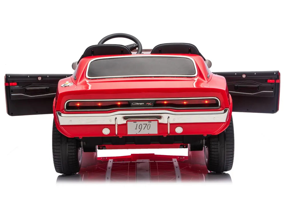 Akumuliatorinis automobilis Dodge Charger R/T DLS-K12 24V7Ah raudonas