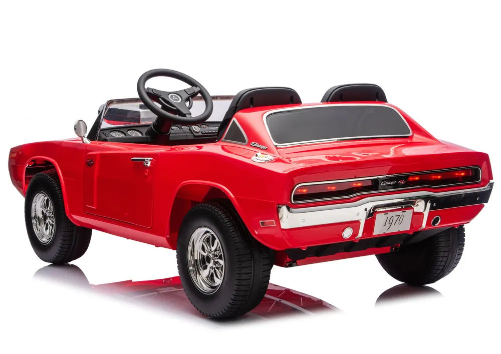 Akumuliatorinis automobilis Dodge Charger R/T DLS-K12 24V7Ah raudonas