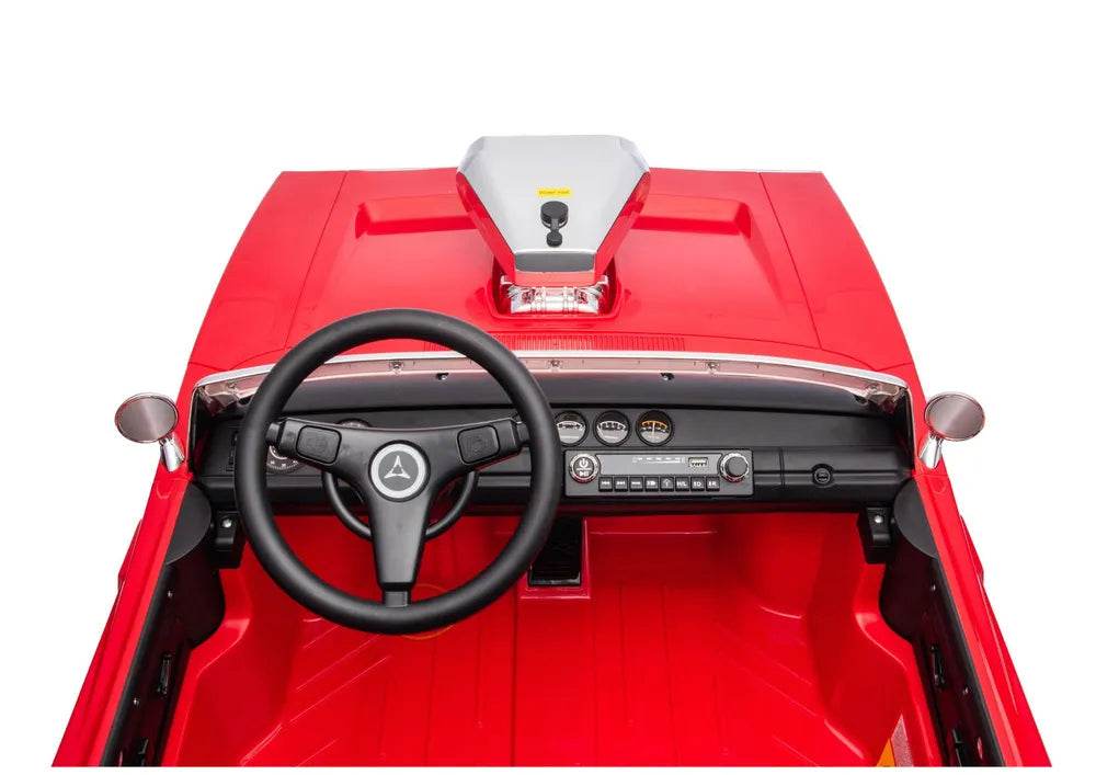 Akumuliatorinis automobilis Dodge Charger R/T DLS-K12 24V7Ah raudonas