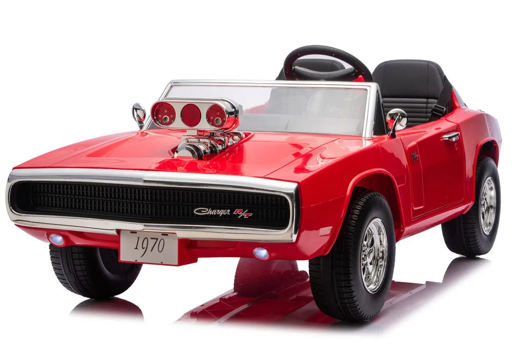 Akumuliatorinis automobilis Dodge Charger R/T DLS-K12 24V7Ah raudonas