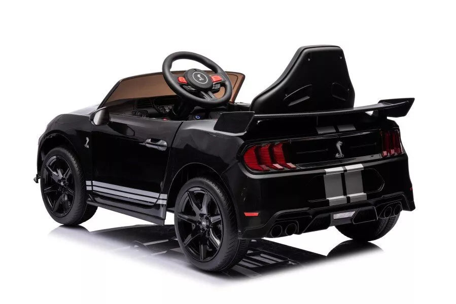 Akumuliatorinis automobilis Ford Mustang GT500 Shelby, juodas