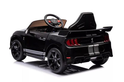 Akumuliatorinis automobilis Ford Mustang GT500 Shelby, juodas