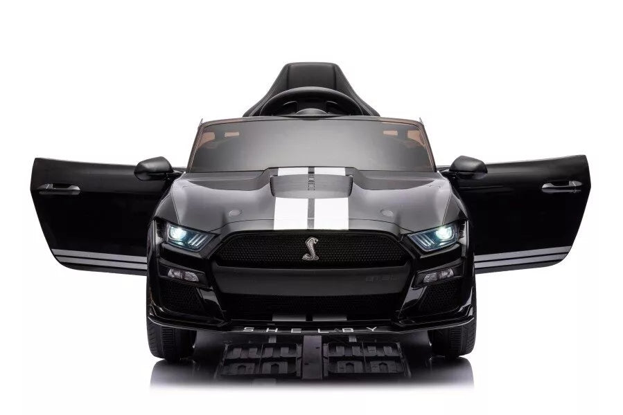 Akumuliatorinis automobilis Ford Mustang GT500 Shelby, juodas