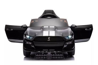 Akumuliatorinis automobilis Ford Mustang GT500 Shelby, juodas