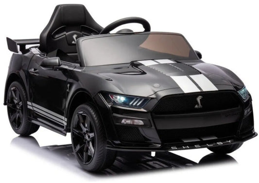 Akumuliatorinis automobilis Ford Mustang GT500 Shelby, Juodas