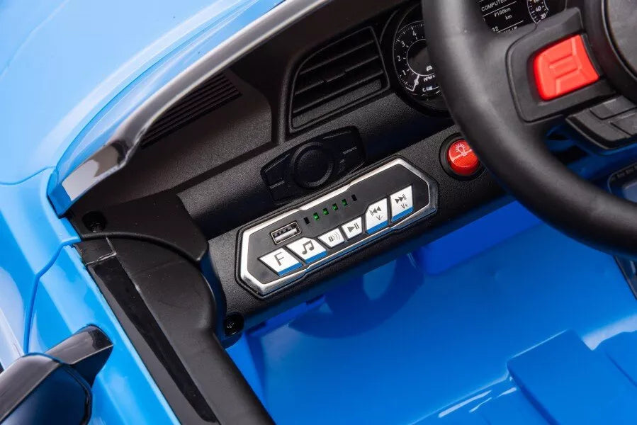 Akumuliatorinis automobilis Ford Mustang GT500 Shelby mėlynas
