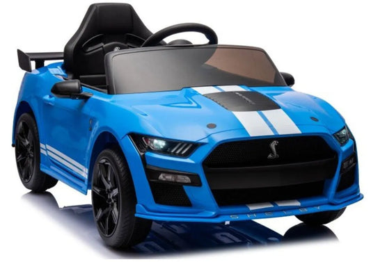 Akumuliatorinis automobilis Ford Mustang GT500 Shelby mėlynas
