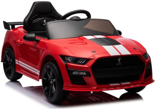Akumuliatorinis automobilis „Ford Mustang GT500 Shelby“, raudonas