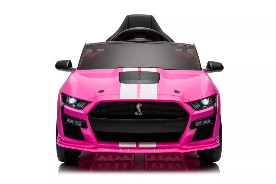 Akumuliatorinis automobilis Ford Mustang GT500 Shelby rožinis