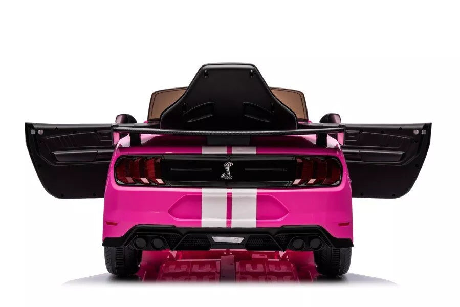 Akumuliatorinis automobilis Ford Mustang GT500 Shelby rožinis