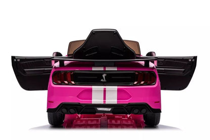 Akumuliatorinis automobilis Ford Mustang GT500 Shelby rožinis