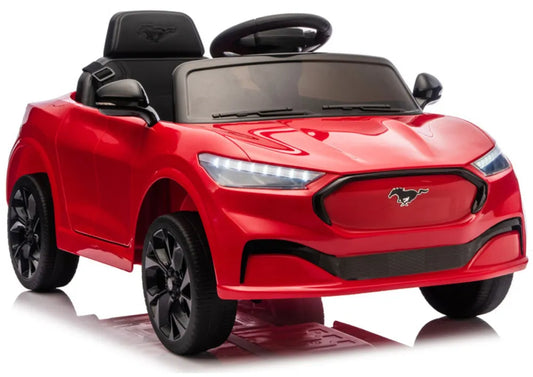 Akumuliatorinis automobilis Ford Mustang Mach-E, raudonas, 24V