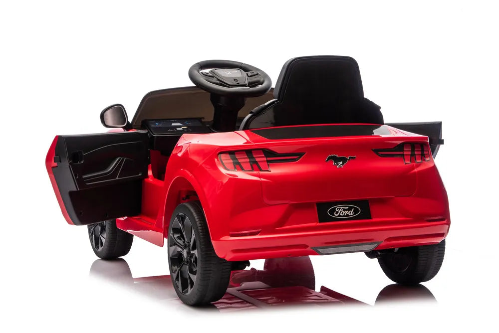 Akumuliatorinis automobilis Ford Mustang Mach-E, raudonas, 24V