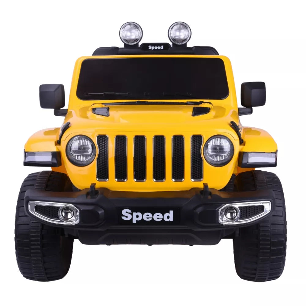 Akumuliatorinis automobilis FT-938 geltonos spalvos 4x4