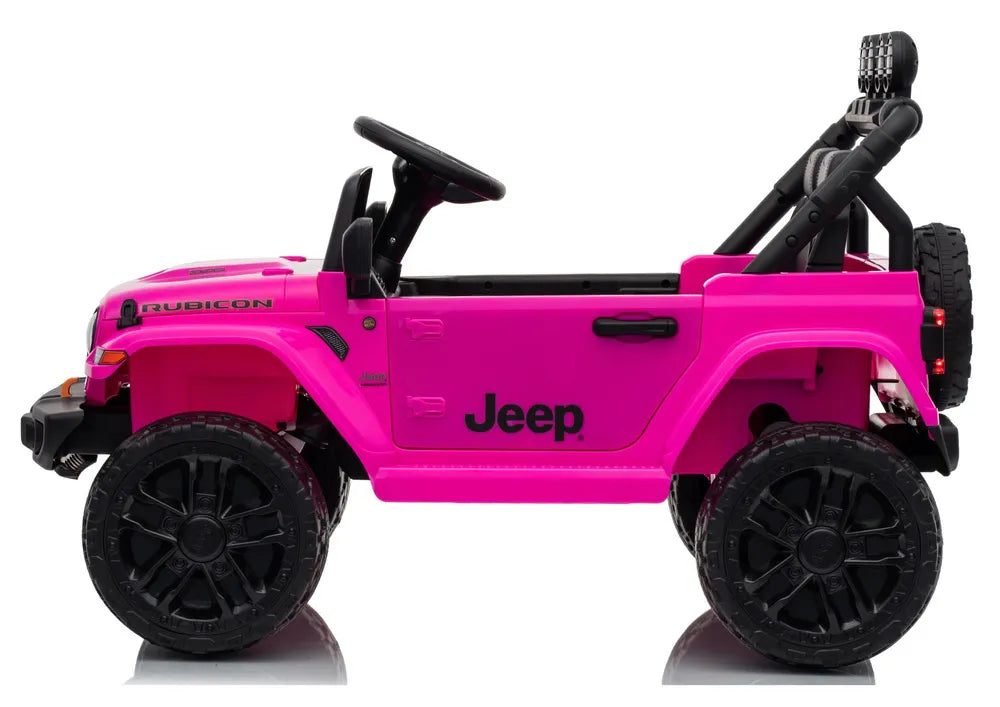 Akumuliatorinis automobilis Jeep Rubicon DK-JWR558 24V rožinis