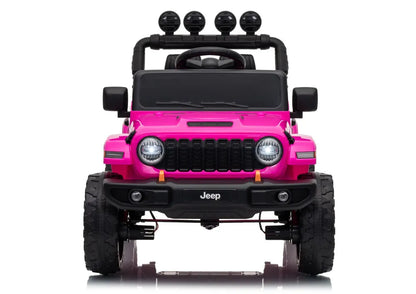 Akumuliatorinis automobilis Jeep Rubicon DK-JWR558 24V rožinis