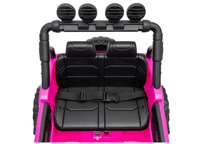 Akumuliatorinis automobilis Jeep Rubicon DK-JWR558 24V rožinis