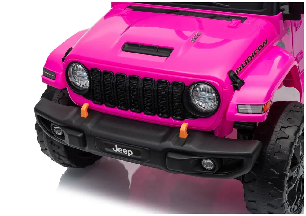 Akumuliatorinis automobilis Jeep Rubicon DK-JWR558 24V rožinis