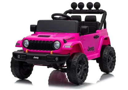 Akumuliatorinis automobilis Jeep Rubicon DK-JWR558 24V rožinis