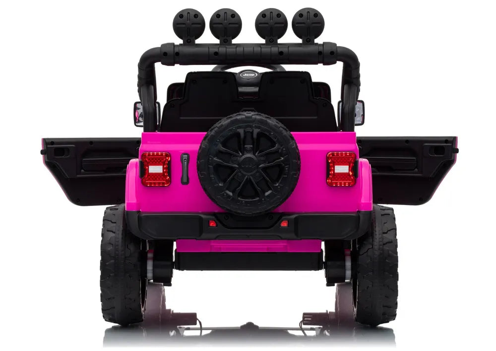 Akumuliatorinis automobilis Jeep Rubicon DK-JWR558 24V rožinis