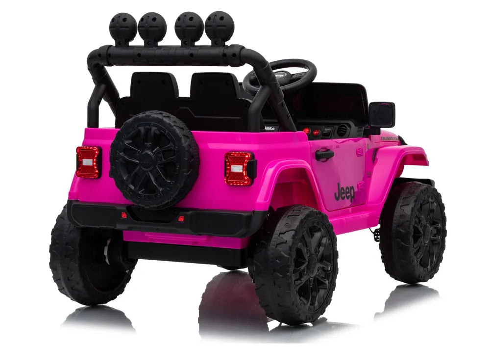 Akumuliatorinis automobilis Jeep Rubicon DK-JWR558 24V rožinis