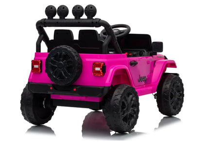 Akumuliatorinis automobilis Jeep Rubicon DK-JWR558 24V rožinis