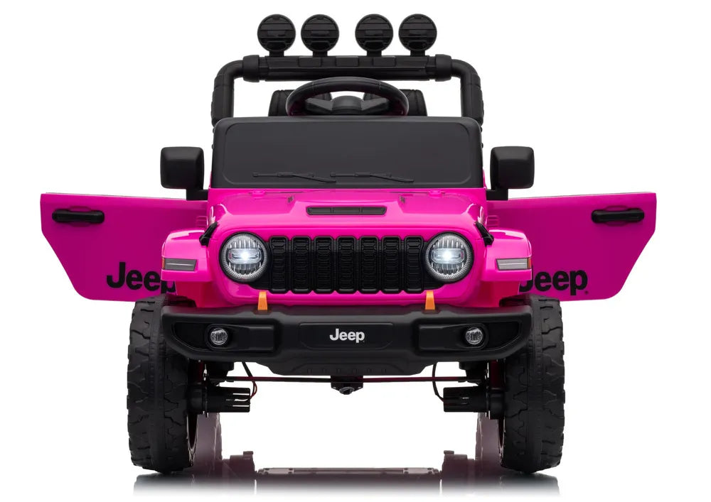 Akumuliatorinis automobilis Jeep Rubicon DK-JWR558 24V rožinis