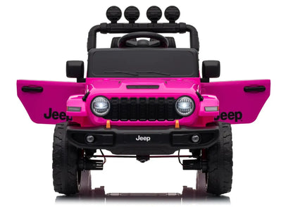 Akumuliatorinis automobilis Jeep Rubicon DK-JWR558 24V rožinis