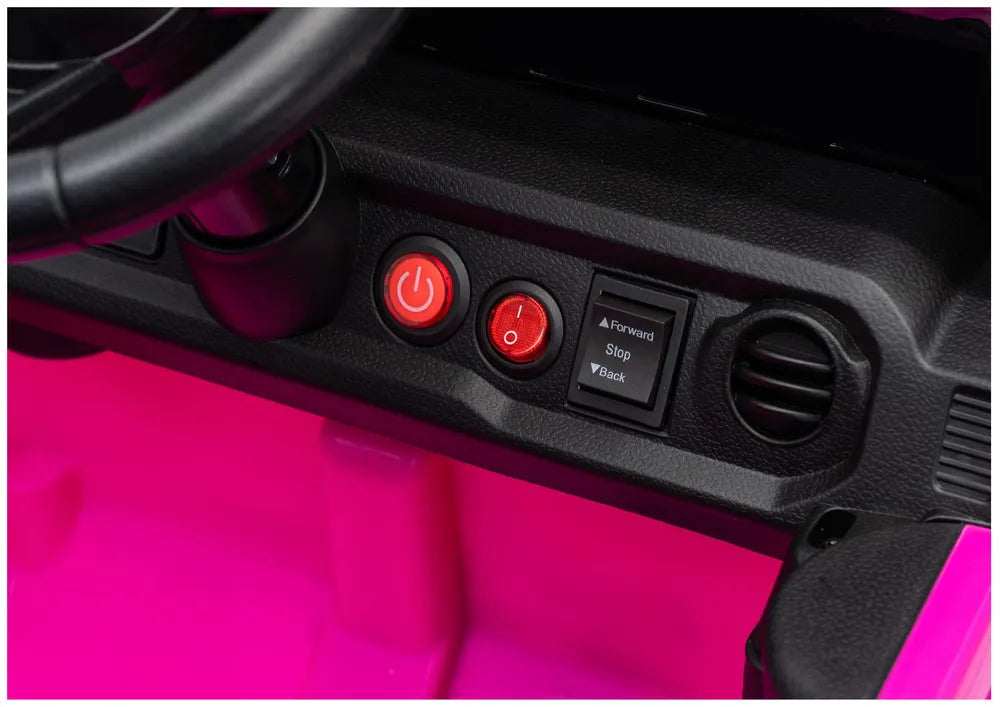Akumuliatorinis automobilis Jeep Rubicon DK-JWR558 24V rožinis