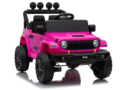 Akumuliatorinis automobilis Jeep Rubicon DK-JWR558 24V rožinis