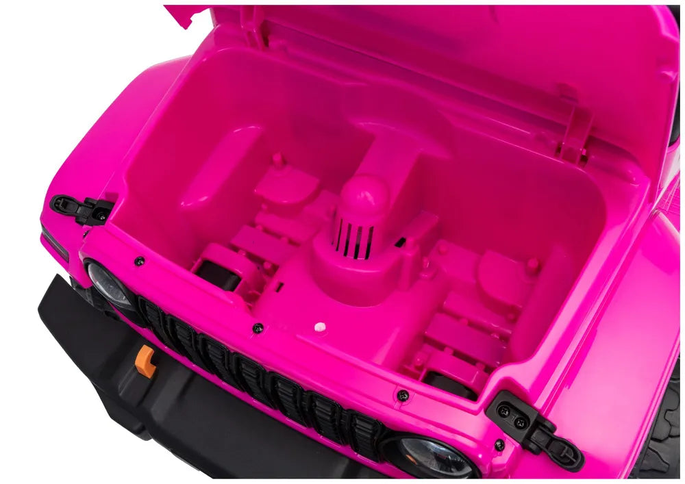 Akumuliatorinis automobilis Jeep Rubicon DK-JWR558 24V rožinis
