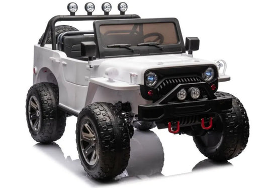 Akumuliatorinis automobilis JH-102 baltas 4x4
