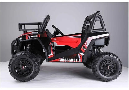 Akumuliatorinis automobilis JS360, raudonas