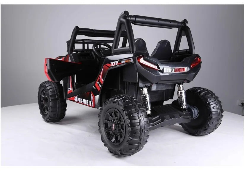 Akumuliatorinis automobilis JS360, raudonas