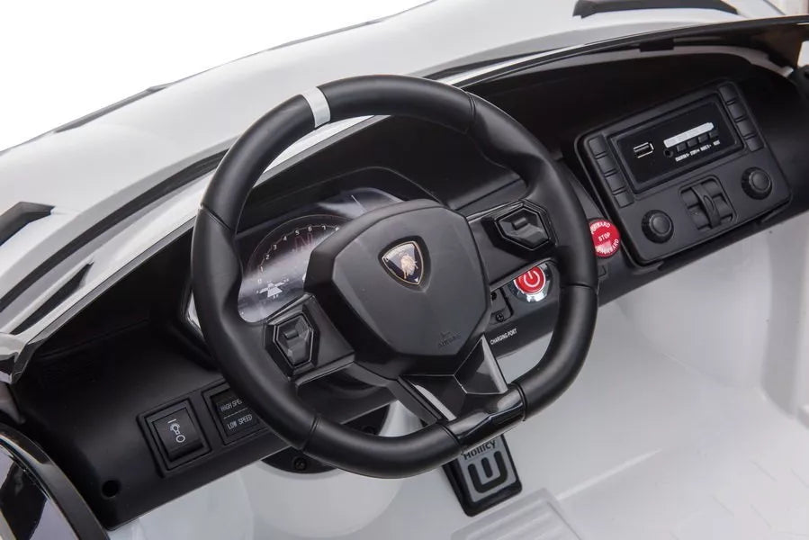 Akumuliatorinis automobilis Lamborghini Aventador SX2028 Geltonas