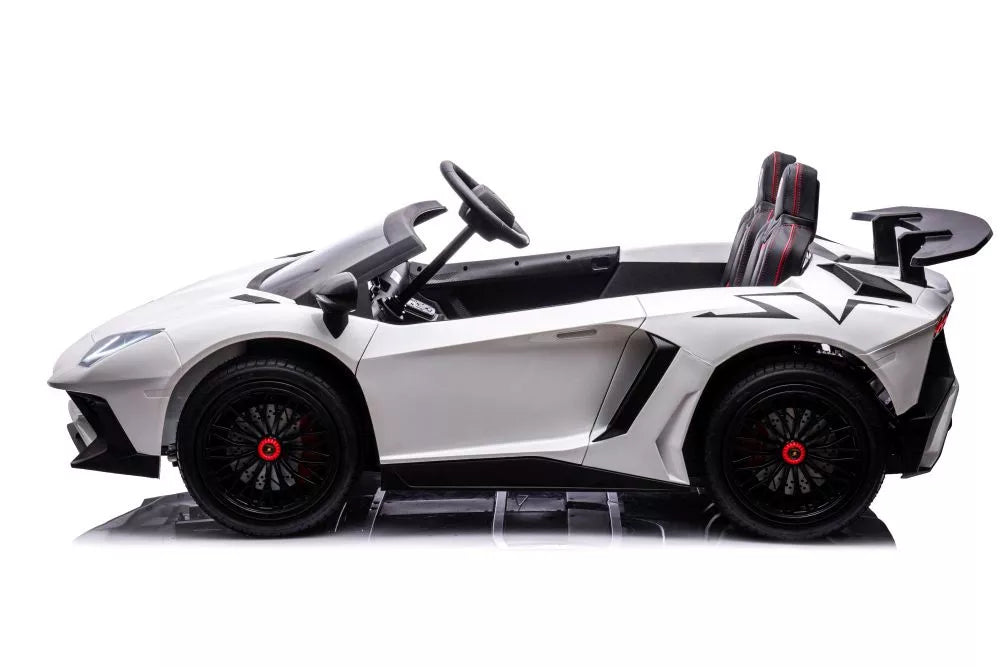 Akumuliatorinis automobilis Lamborghini XXL A8803 Baltas 24V