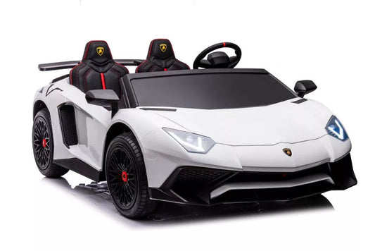 Akumuliatorinis automobilis Lamborghini XXL A8803 Baltas 24V