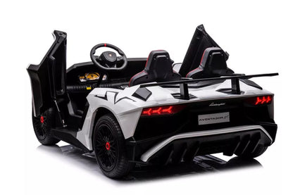 Akumuliatorinis automobilis Lamborghini XXL A8803 Baltas 24V