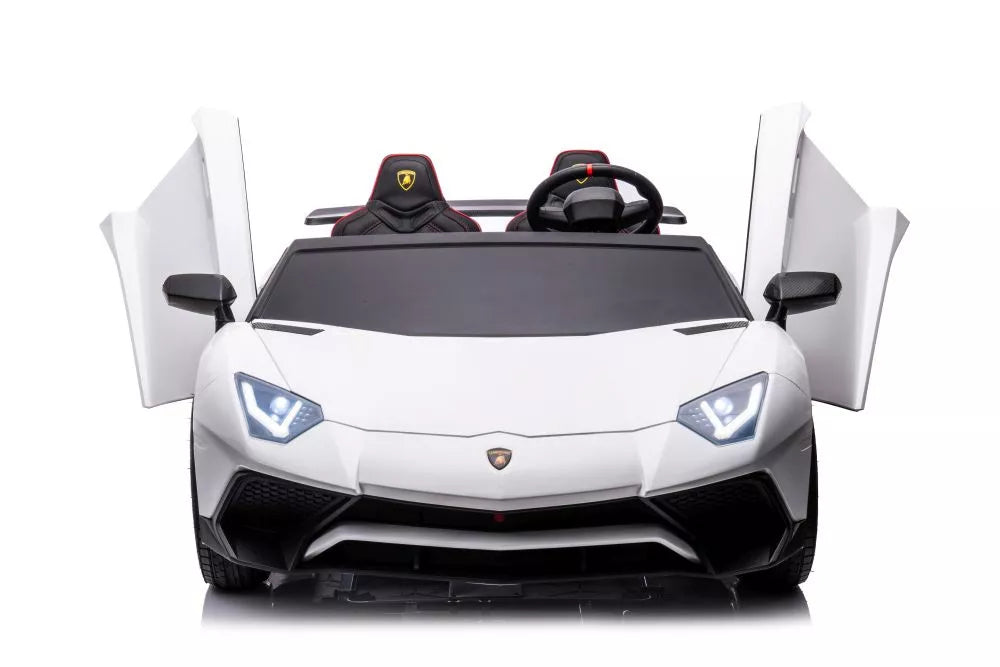 Akumuliatorinis automobilis Lamborghini XXL A8803 Baltas 24V