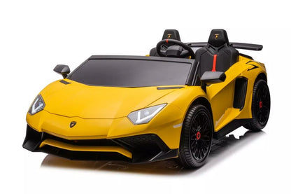 Akumuliatorinis automobilis Lamborghini XXL A8803, geltonas, 24V