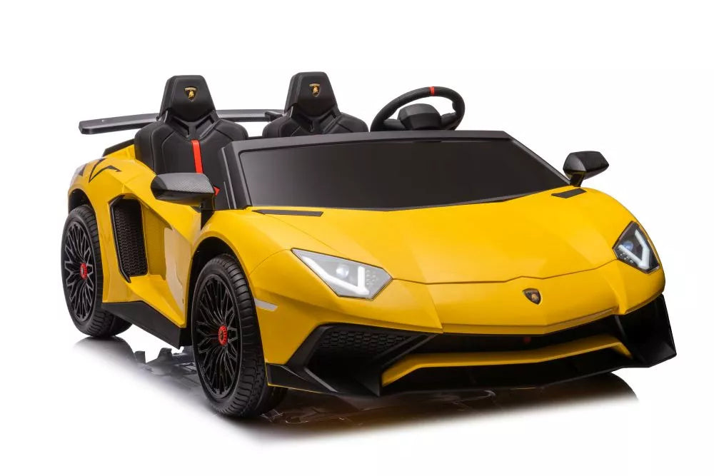 Akumuliatorinis automobilis Lamborghini XXL A8803, geltonas, 24V