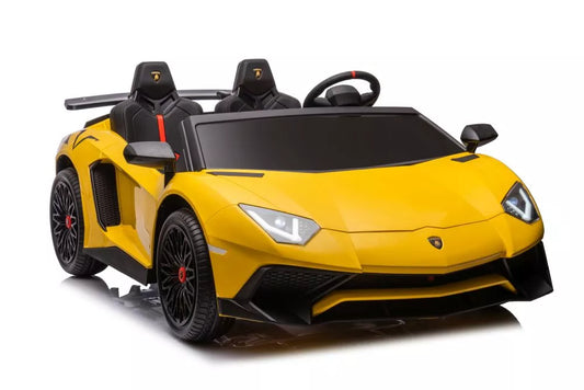 Akumuliatorinis automobilis Lamborghini XXL A8803, geltonas, 24V