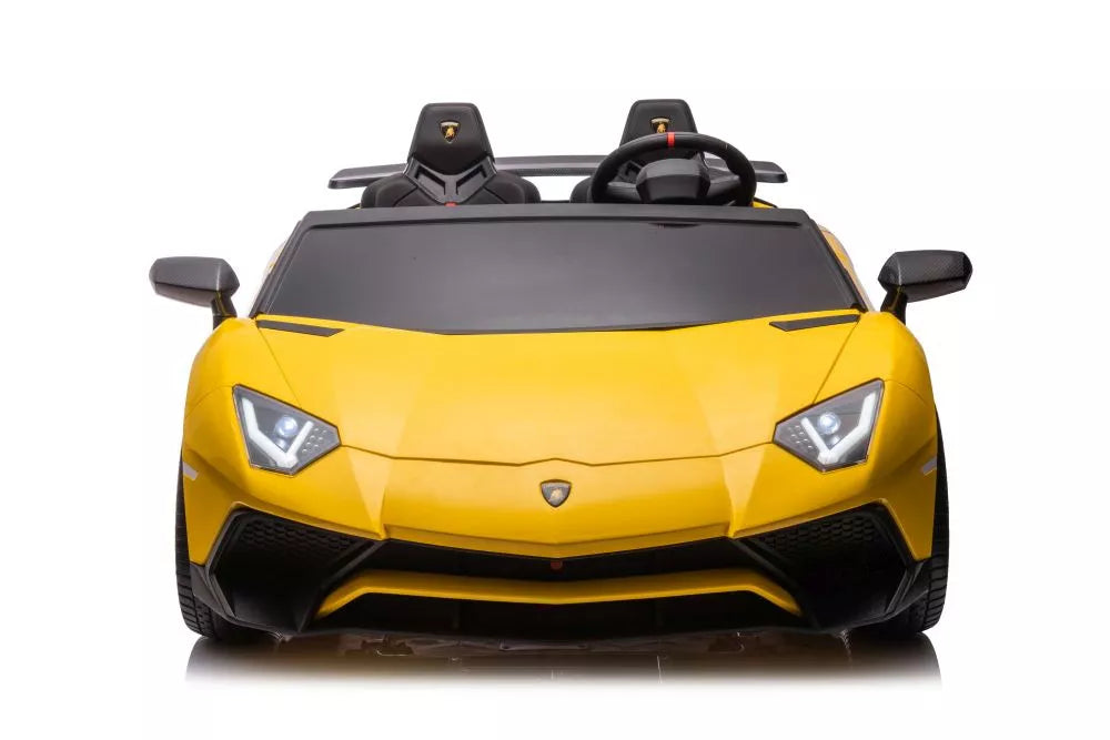 Akumuliatorinis automobilis Lamborghini XXL A8803, geltonas, 24V