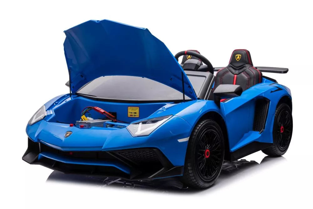 Akumuliatorinis automobilis Lamborghini XXL A8803, mėlynas, 24V